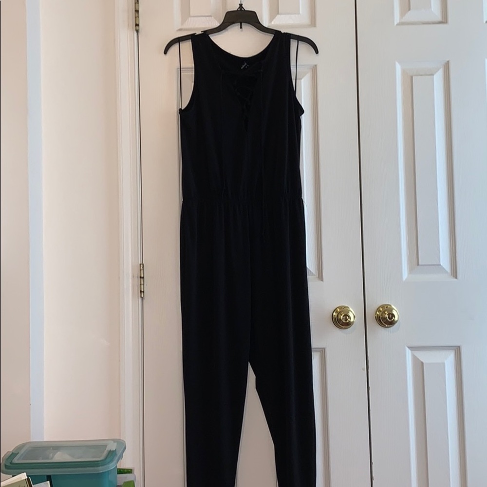 Black jumpsuit